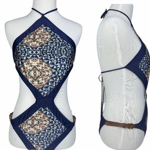 Halter Monokini Cutout Bikini Swimsuit